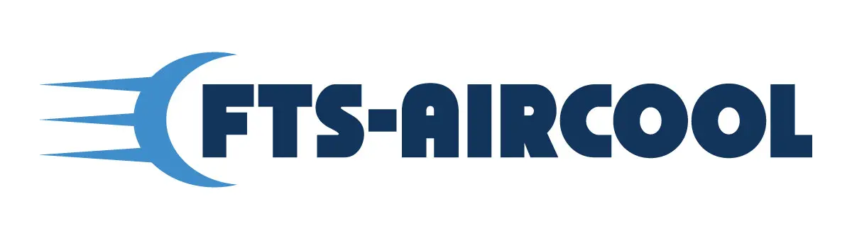 A blue and white logo of the airline sts-air.